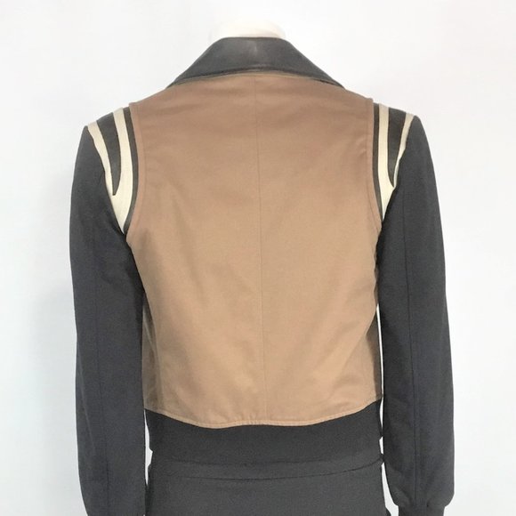 Diesel Varsity Jacket trimmed in Leather (like new) - Picture 3 of 3